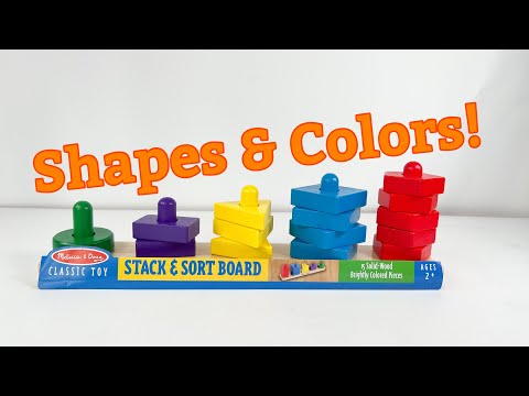 Melissa and Doug Stack And Sort Board