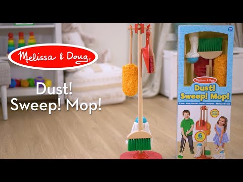 Melissa and Doug Let's Play House! Dust, Sweep & Mop