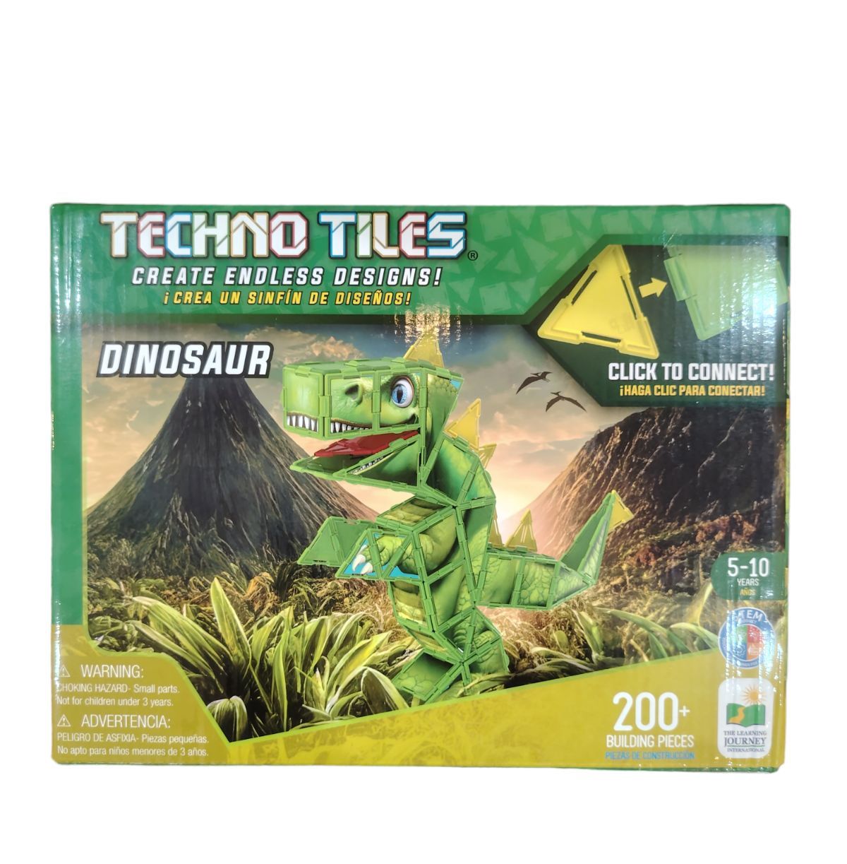 The Learning Journey Techno Tiles - Dinosaur (200+ pcs) (NEW)