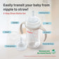 Pigeon Natural Weaning Silicone Sipper  for toddlers 12M+ - Compatible with Pigeon Wide-Neck Bottles, Soft Silicone Sipper, Japan No 1 Brand
