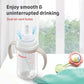 Pigeon Natural Weaning Silicone Sipper  for toddlers 12M+ - Compatible with Pigeon Wide-Neck Bottles, Soft Silicone Sipper, Japan No 1 Brand