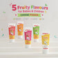 Pigeon Official Toothpaste Strawberry 0+ Months 1pc - 100% Food Grade Ingredients, SLS/Fluoride Free, Safe if swallowed, Gentle on new milk teeth, made with Xylitol agent, Co-developed with Pediatric Dentist, Japan No. 1 Brand