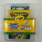 Crayola 24ct Ultra Clean Washable  Crayons With free case