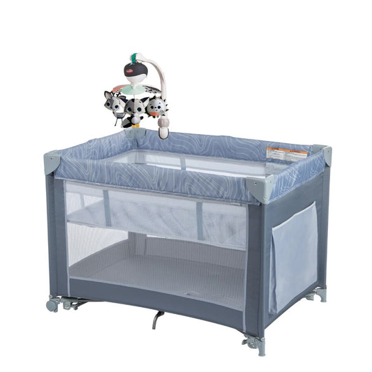 Tiny Love B&W Mobile + Rocking Bassinet with Play Yard Bundle