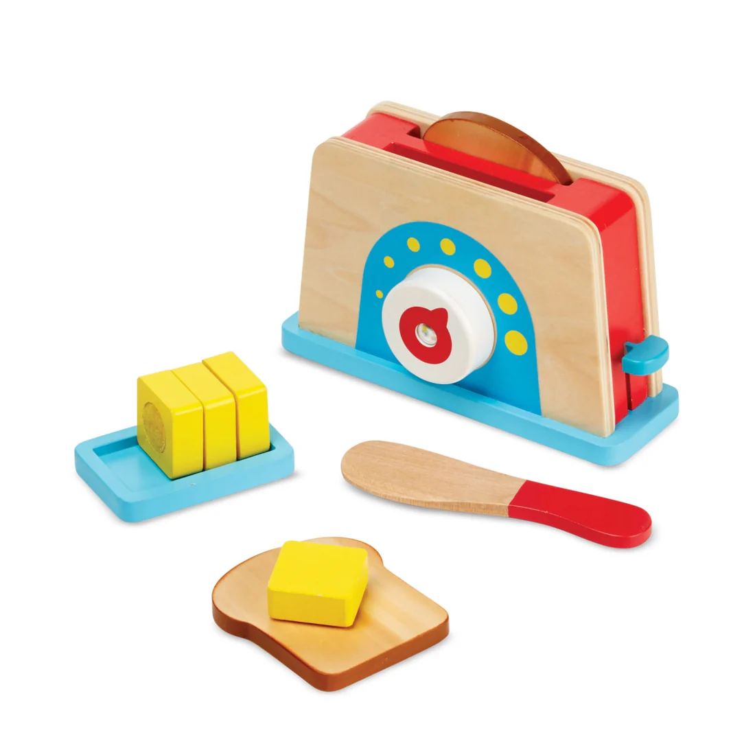 Melissa & Doug Bread & Butter Toaster Set