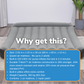 Bestway 80 x 60 x 12 2.03m x 1.52m x 30cm Tritech Airbed Queen Built-in AC pump