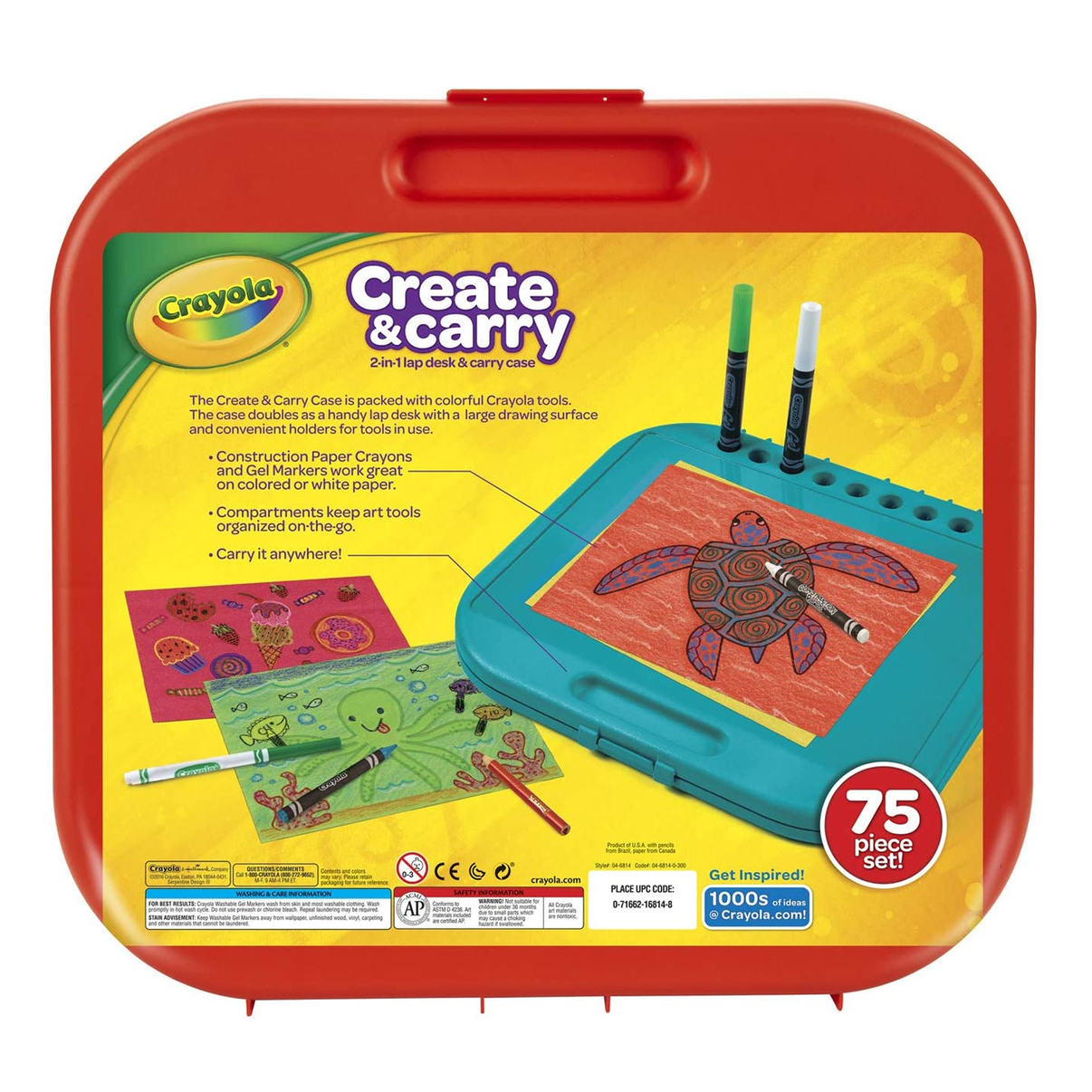 Crayola Create And Carry Case Crayola Create And Carry Case