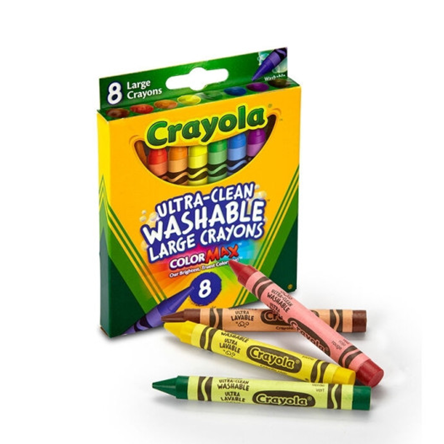 Crayola 8ct Large Washable Crayons