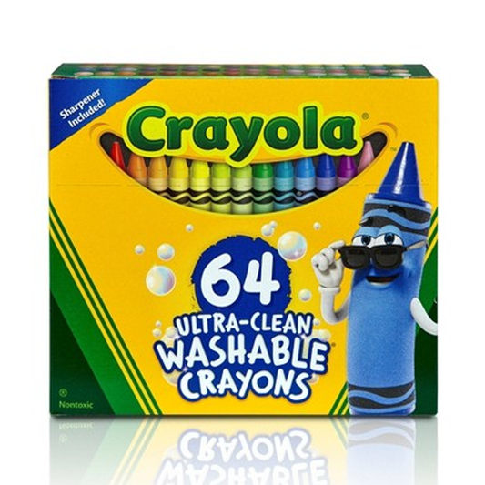 Crayola 64ct Washable Crayons