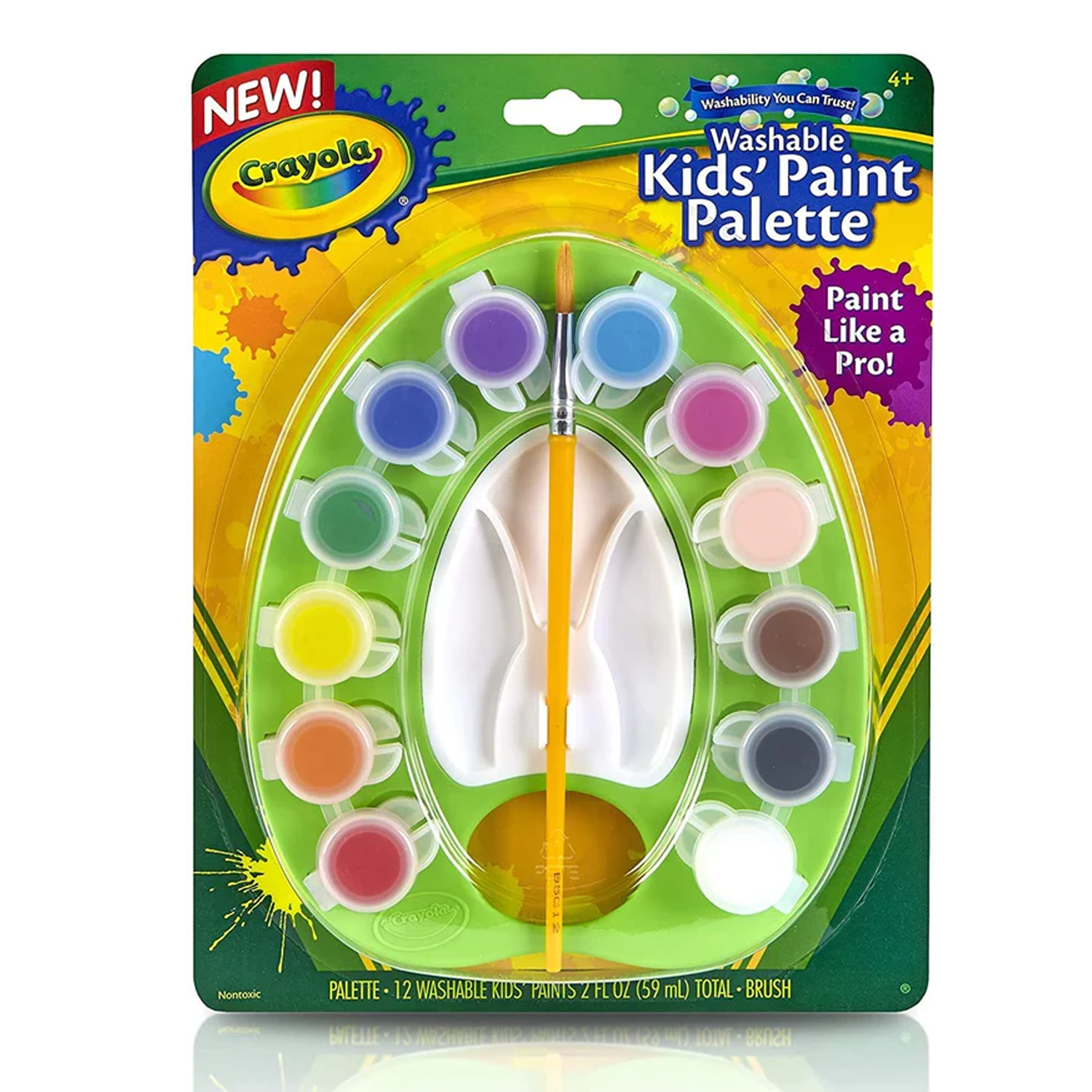 Childrens paint clearance palette