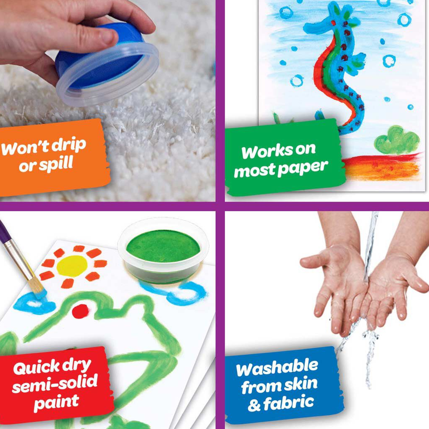 Crayola Spill Proof Washable Paint Kit