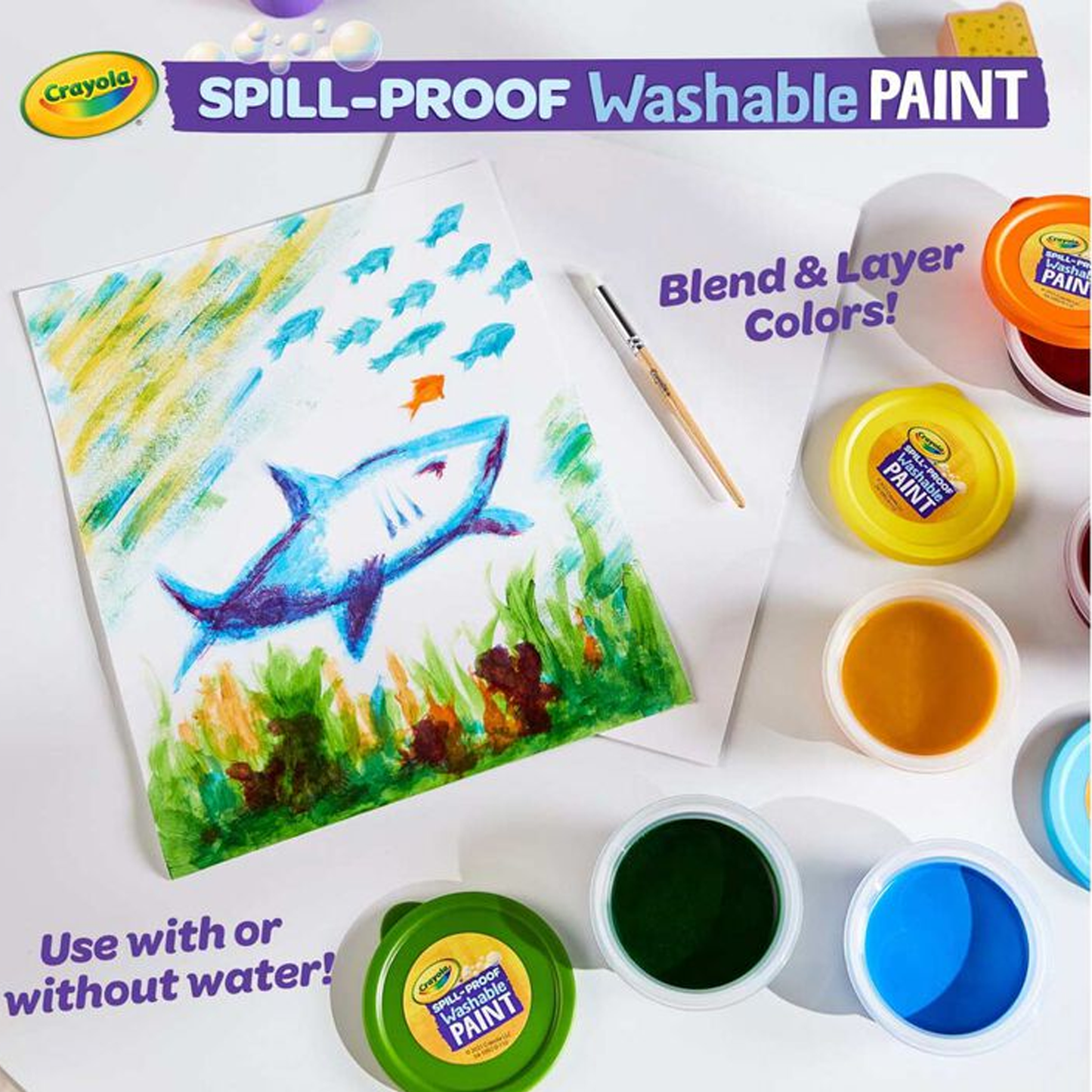 Crayola Spill Proof Washable Paint Kit