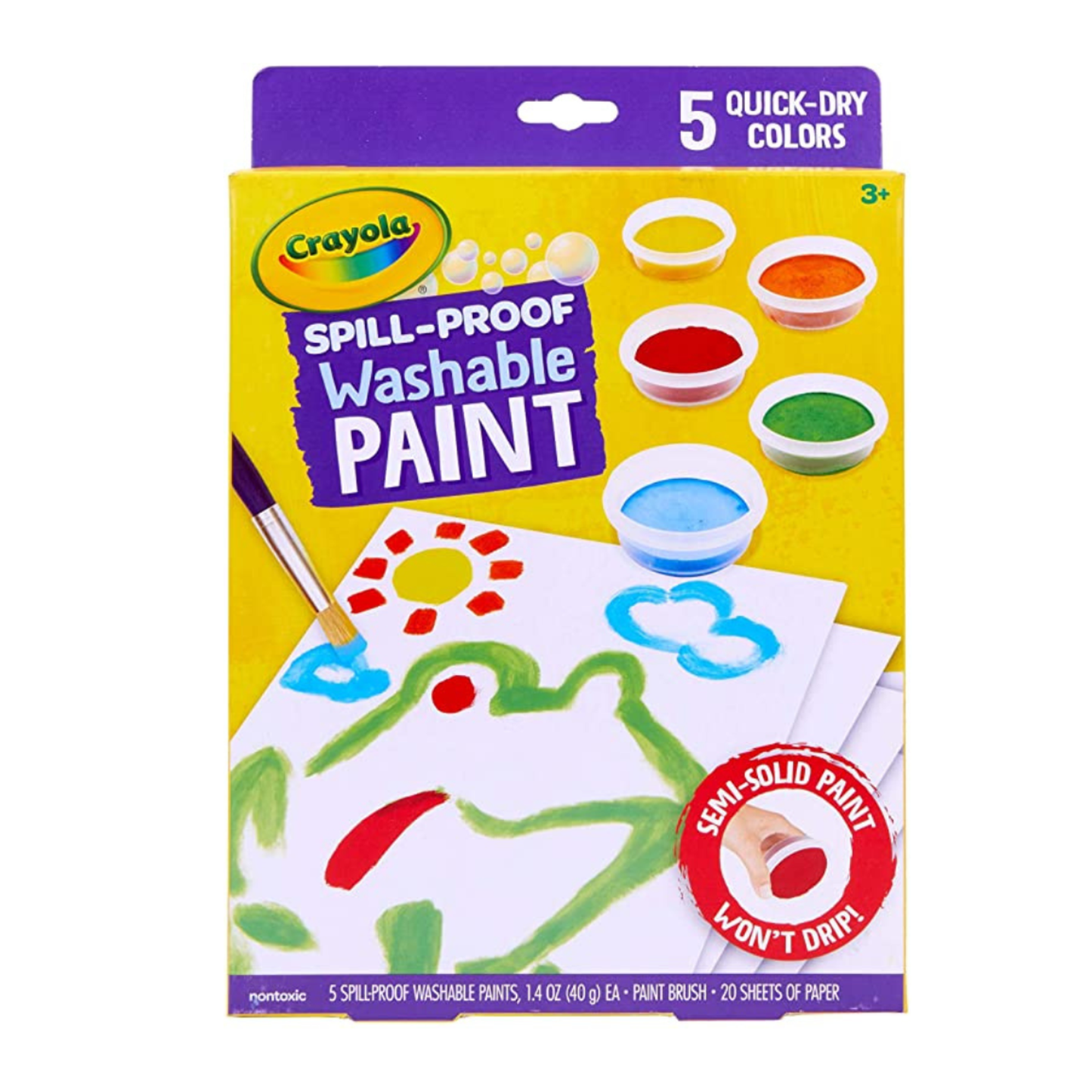 Crayola Spill Proof Washable Paint Kit