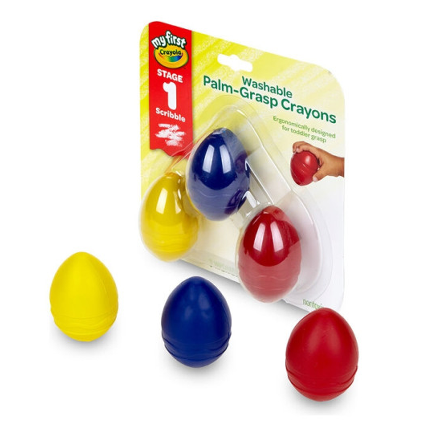 My First Crayola Easy-Grip Egg Shaped Crayons