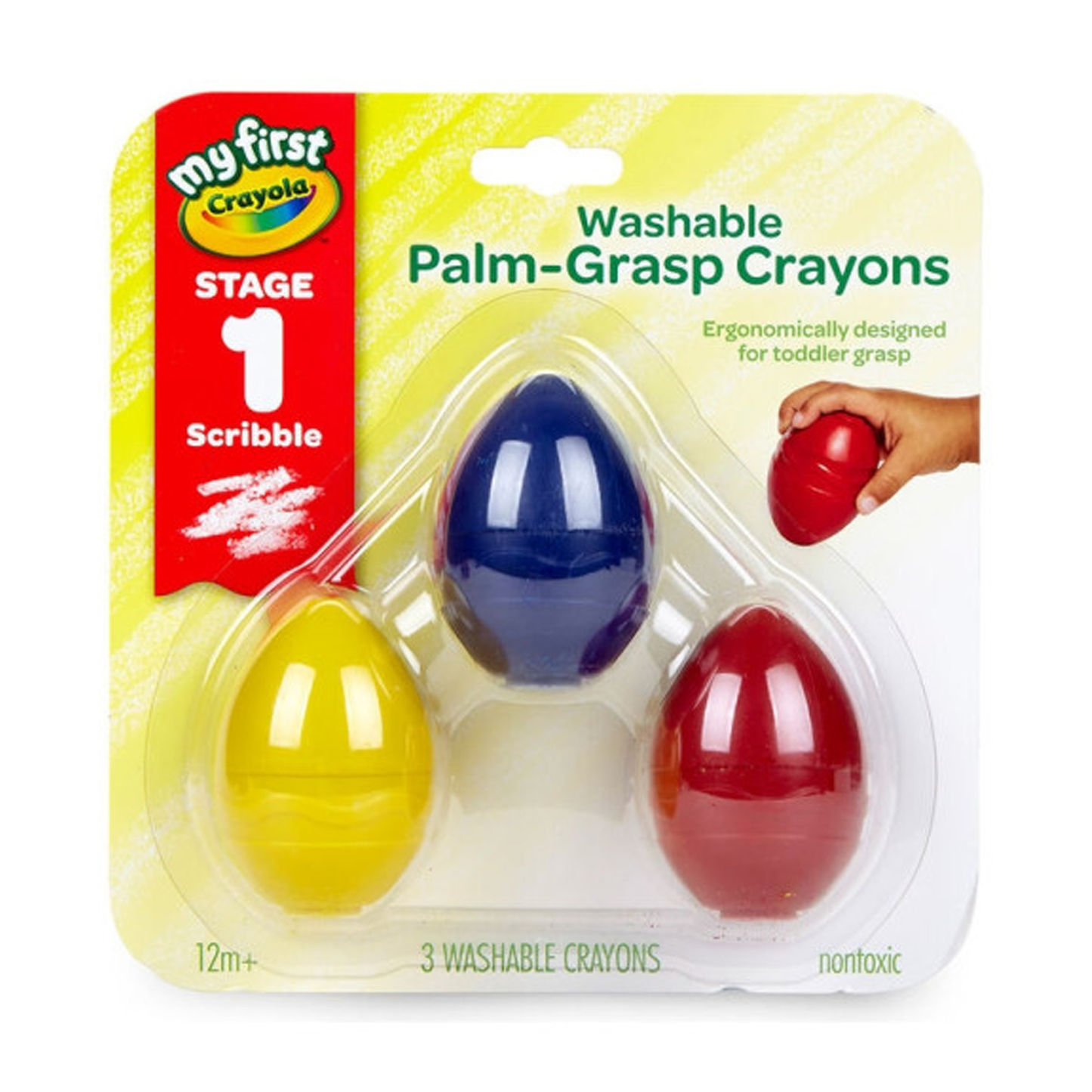 My First Crayola Easy-Grip Egg Shaped Crayons