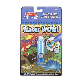 Melissa and Doug Water Wow! Dinosaur Water - Reveal Pad - On the Go Travel Activity