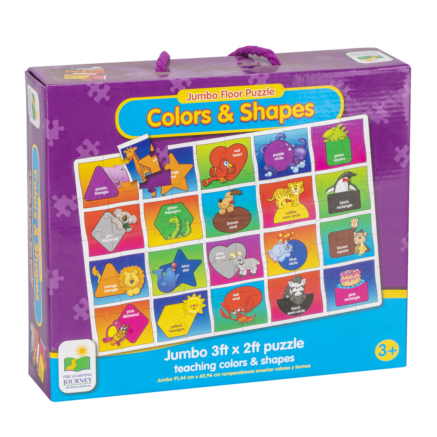 Jumbo Floor Puzzles Colors and Shapes