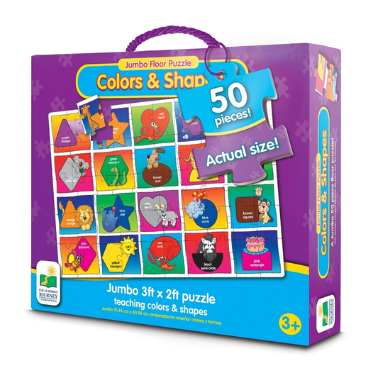 Jumbo Floor Puzzles Colors and Shapes