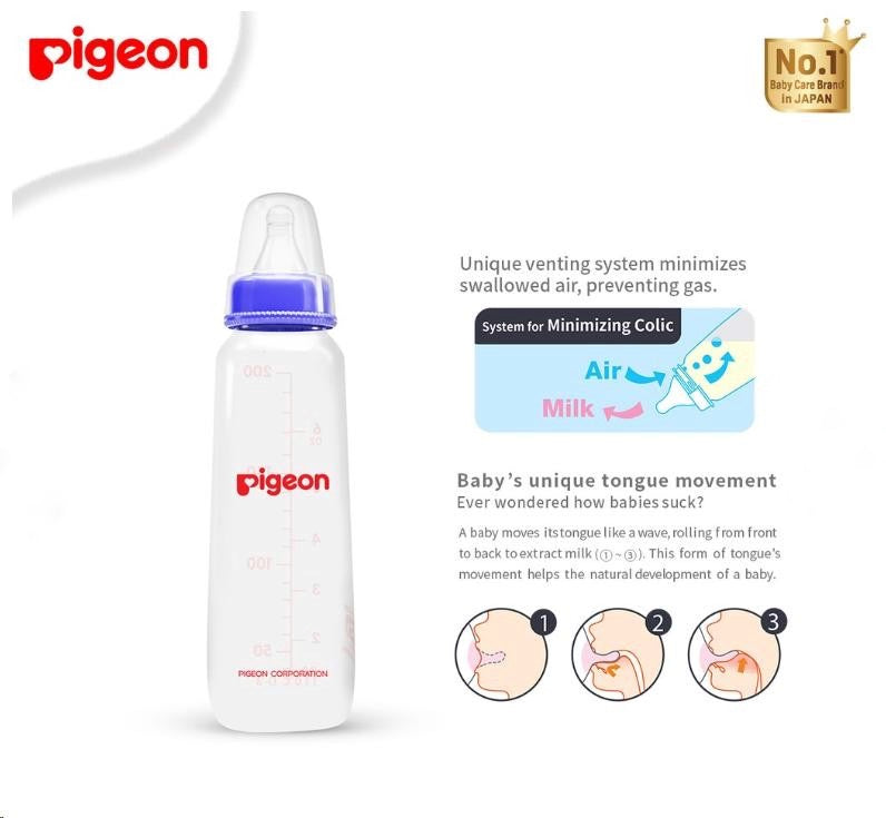 Pigeon RPP Blue Bottle 240ml (M) Twin Pack