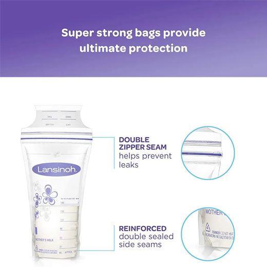 Lansinoh Breastmilk Storage Bags (pack of 25)