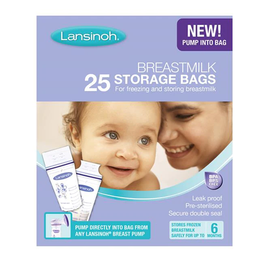 Lansinoh Breastmilk Storage Bags (pack of 25)