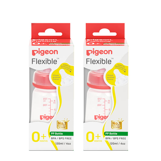 Pigeon RPP Red Bottle 120ml (S) Twin Pack for Newborn